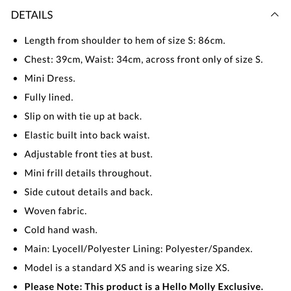 Hello Molly Yellow mini dress - Picture 5 of 5